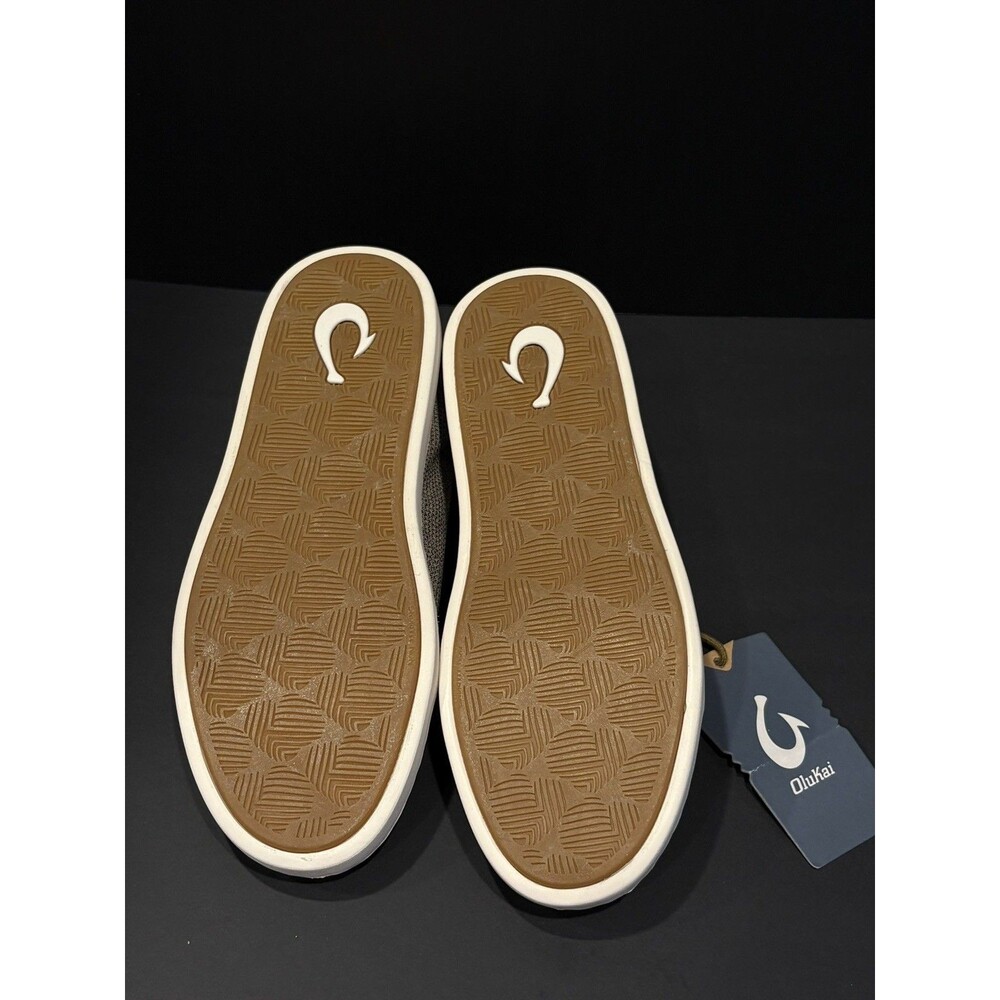 OluKai Pehuea Li Womens Size 8.5 Tapa White Sand Casual Sneakers 20379 NEW - Picture 4 of 8